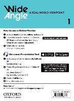 WIDE ANGLE 1 TEACHER'S ACCESS CARD