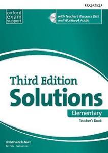 SOLUTIONS 3RD EDITION ELEMENTARY TEACHER'S BOOK AND RESOURCE DISC