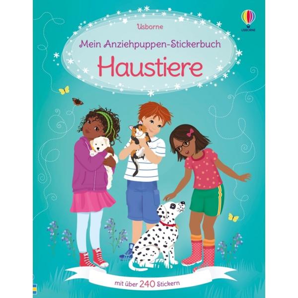 MEIN ANZIEHPUPPEN-STICKERBUCH: HAUSTIERE