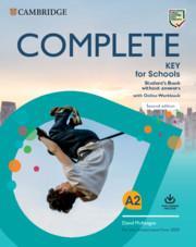 COMPLETE KET FOR SCHOOLS STUDENT'S BOOK WITHOUT ANSWERS (+ONLINE WORKBOOK) REVISED 2020