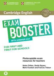 ENGISH EXAM BOOSTER FOR FIRST AND FIRST FOR SCHOOLS (+ANSWER KEY+AUDIO)