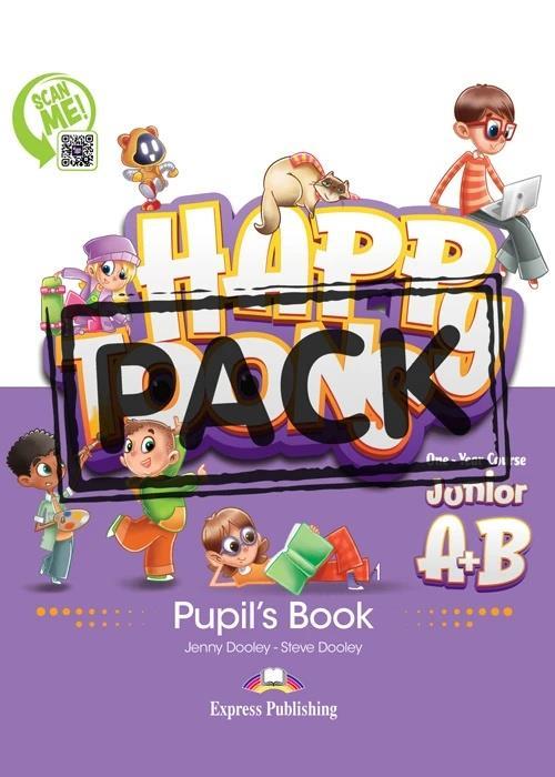 HAPPYTOONS JUNIOR A AND B STUDENT'S PACK (+DIGIBOOK APP +ALPHABET BOOK)