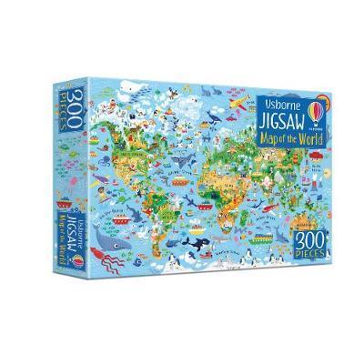MAP OF THE WORLD BOOK AND JIGSAW