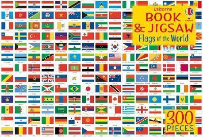 USBORNE BOOK AND JIGSAW FLAGS OF THE WORLD