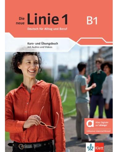 DIE NEUE LINIE 1 B1 KURSBUCH & UBUNGSBUCH - HYBRIDE AUSGABE ALLANGO