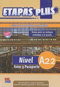 ETAPAS PLUS A2.2 LIBRO DEL ALUMNO+CUADERNO DE EJERCICIOS+CD