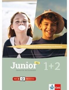 JUNIOR NEU 1+2 UNTERRICHTSHANDBUCH (+ONLINE +KLETT BOOK APP)