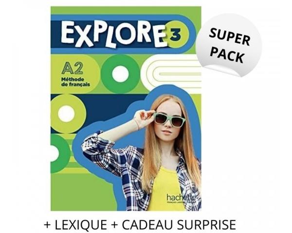 EXPLORE 3 PACK (LIVRE + LEXIQUE + CADEAU SURPRISE)