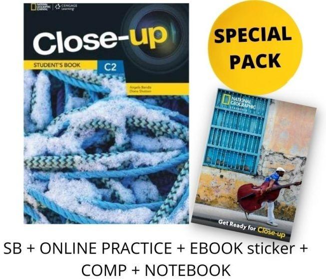 NEW CLOSE UP C2 SPECIAL PACK (SB + ONLINE PRACTICE + EBOOK STICKER + COMP + NOTEBOOK)