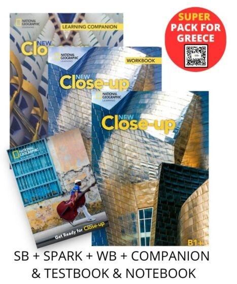 NEW CLOSE UP B2 SUPER PACK FOR GREECE (STUDENT'S BOOK+SPARK & WORKBOOK & COMPANION & TEST & NOTEBOOK)