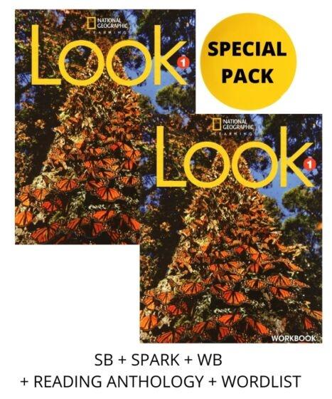 LOOK 1 SPECIAL PACK FOR GREECE (SB + SPARK + WB + READING ANTHOLOGY & WORDLIST) BRIT. ED