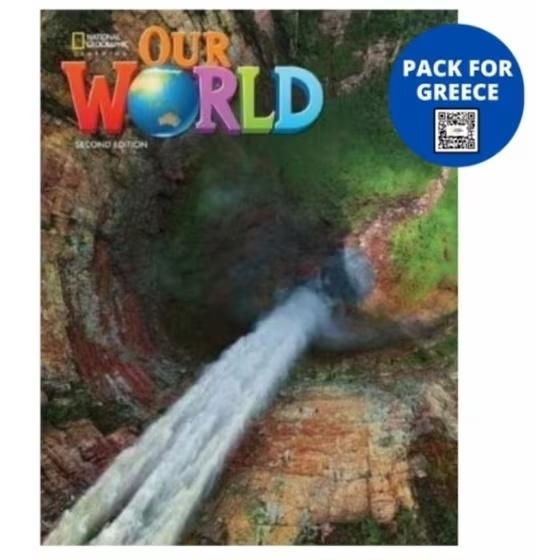 OUR WORLD 3 PACK FOR GREECE (SB + SPARK & WORDLIST) BRIT. ED 2ND ED