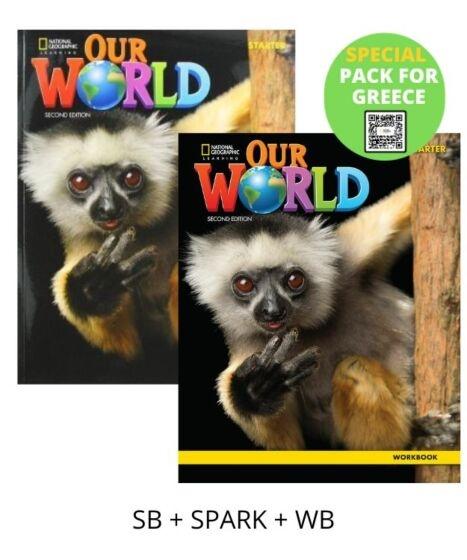 OUR WORLD STARTER SPECIAL PACK FOR GREECE (STUDENTS BOOK + SPARK + WORKBOOK) BRITISH ED 2ND ED