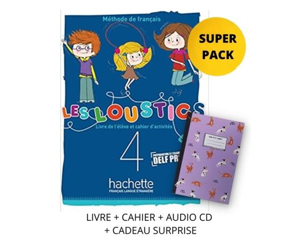 SUPER PACK LES LOUSTICS MINI 4 (ELEVE +CAHIER +LEXIQUE +LIVRET DE LECTURE +CADEAU SURPRISE)