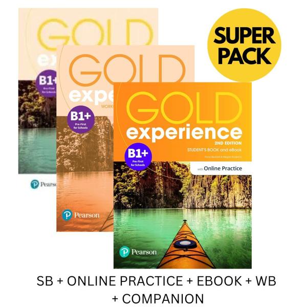 GOLD EXPERIENCE B1+ SUPER PACK (STUDENT'S BOOK + ONLINE PRACTICE + EBOOK + WORKBOOK + COMPANION) 2ND ED