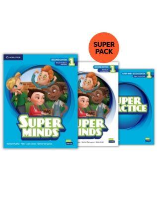 SUPER MINDS 1 SUPER PACK 2 (STUDENT'S BOOK + WORKBOOK + SUPER PRACTICE + WORDLIST) 2026