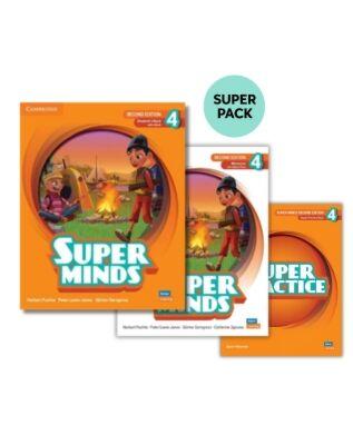 SUPER MINDS 4 SUPER PACK 2 (STUDENT'S BOOK + WORKBOOK + SUPER PRACTICE + WORDLIST) 2026