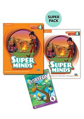 SUPER MINDS 4 SUPER PACK 4 (STUDENT'S BOOK + WORKBOOK + STORYFUN 4 + WORDLIST) 2026