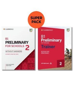 CAMBRIDGE ENGLISH PRELIMINARY FOR SCHOOLS SUPER PACK 1 (PRACTICE TEST & TRAINER)