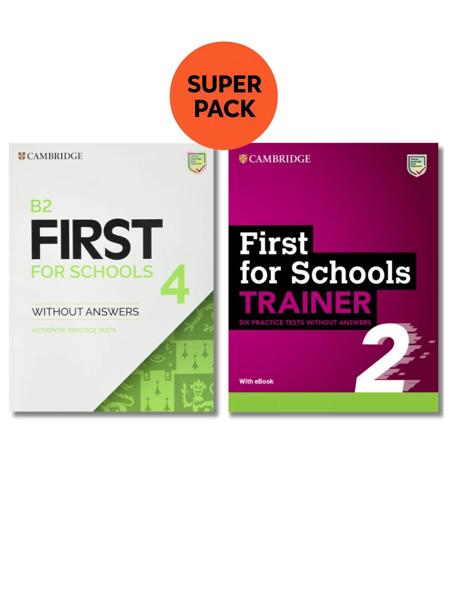 CAMBRIDGE ENGLISH FIRST FOR SCHOOLS SUPER PACK 1 (PRACTICE TEST & TRAINER)
