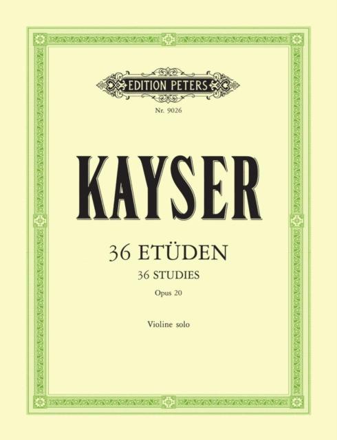 36 ETUDEN OP. 20 FUR VIOLINE
